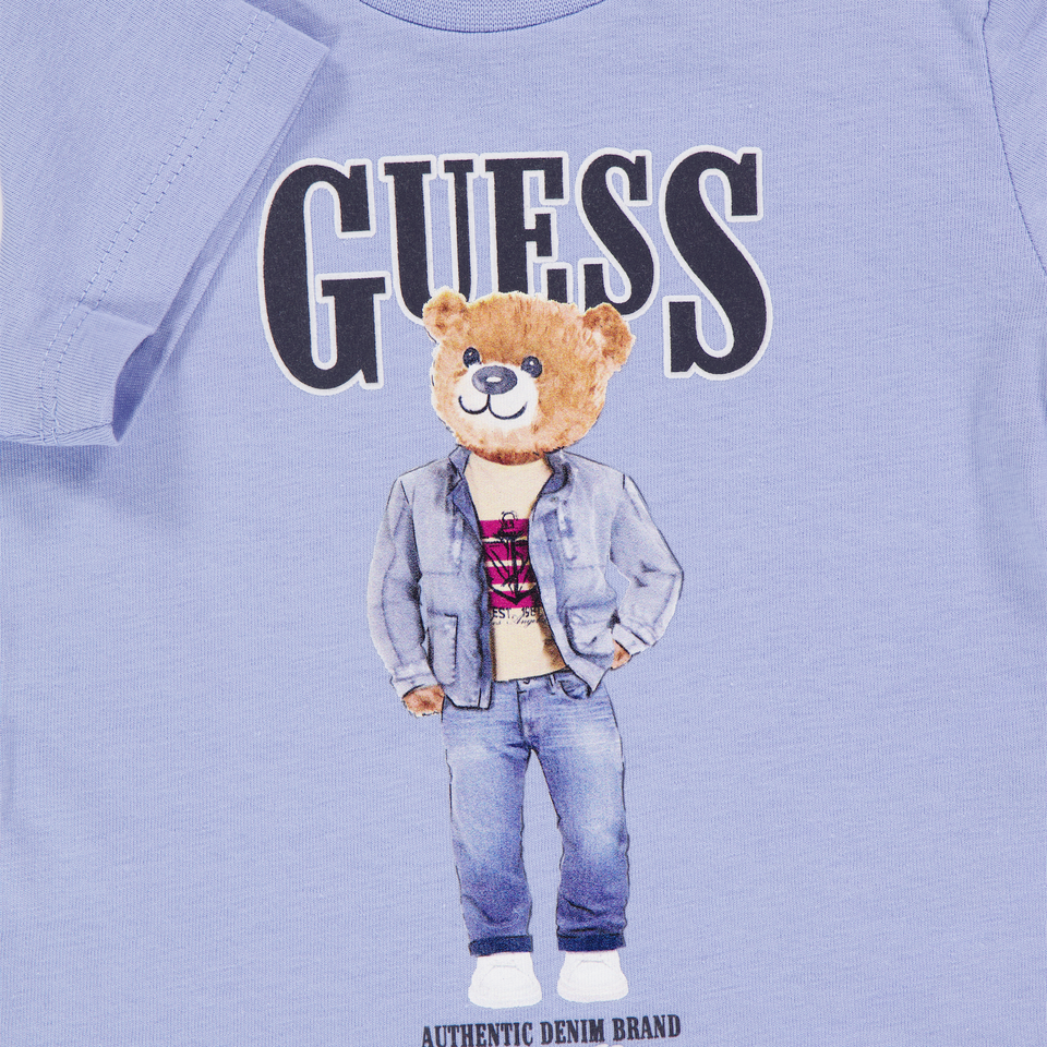 Guess Baby Boys T-Shirt In Light Blue