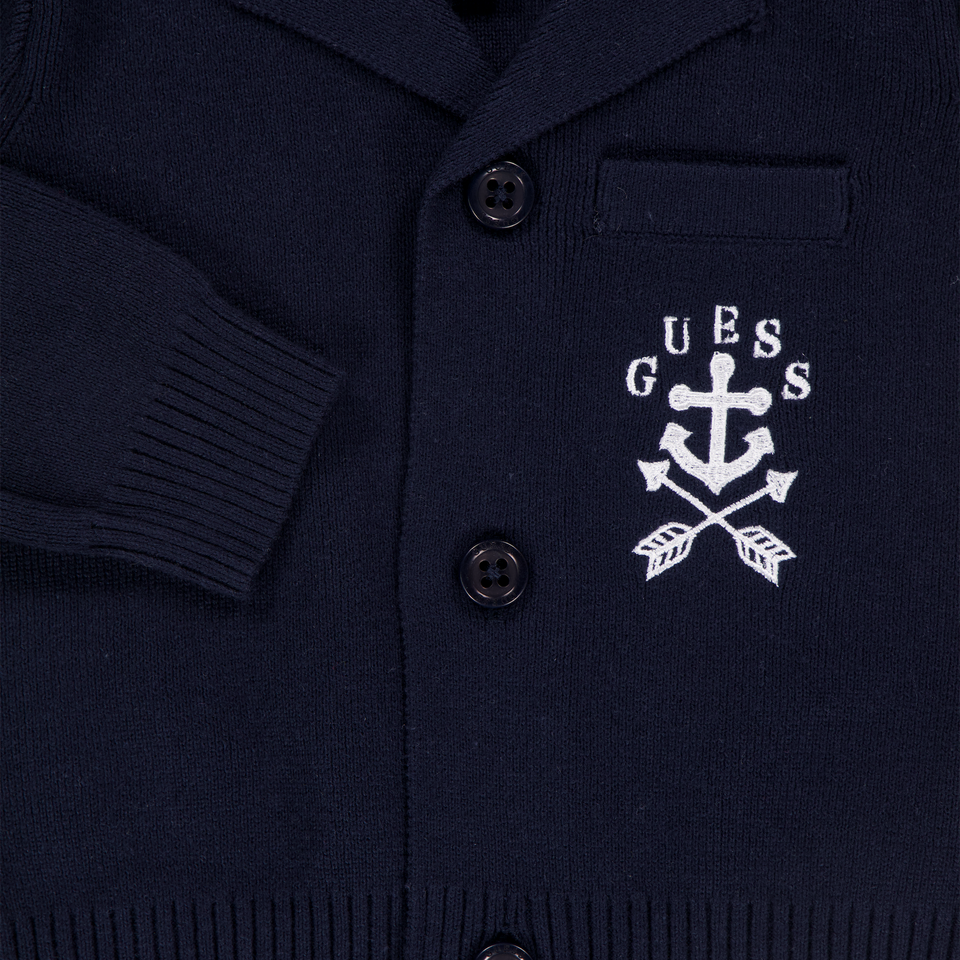 Guess Baby Jongens Vest In Navy