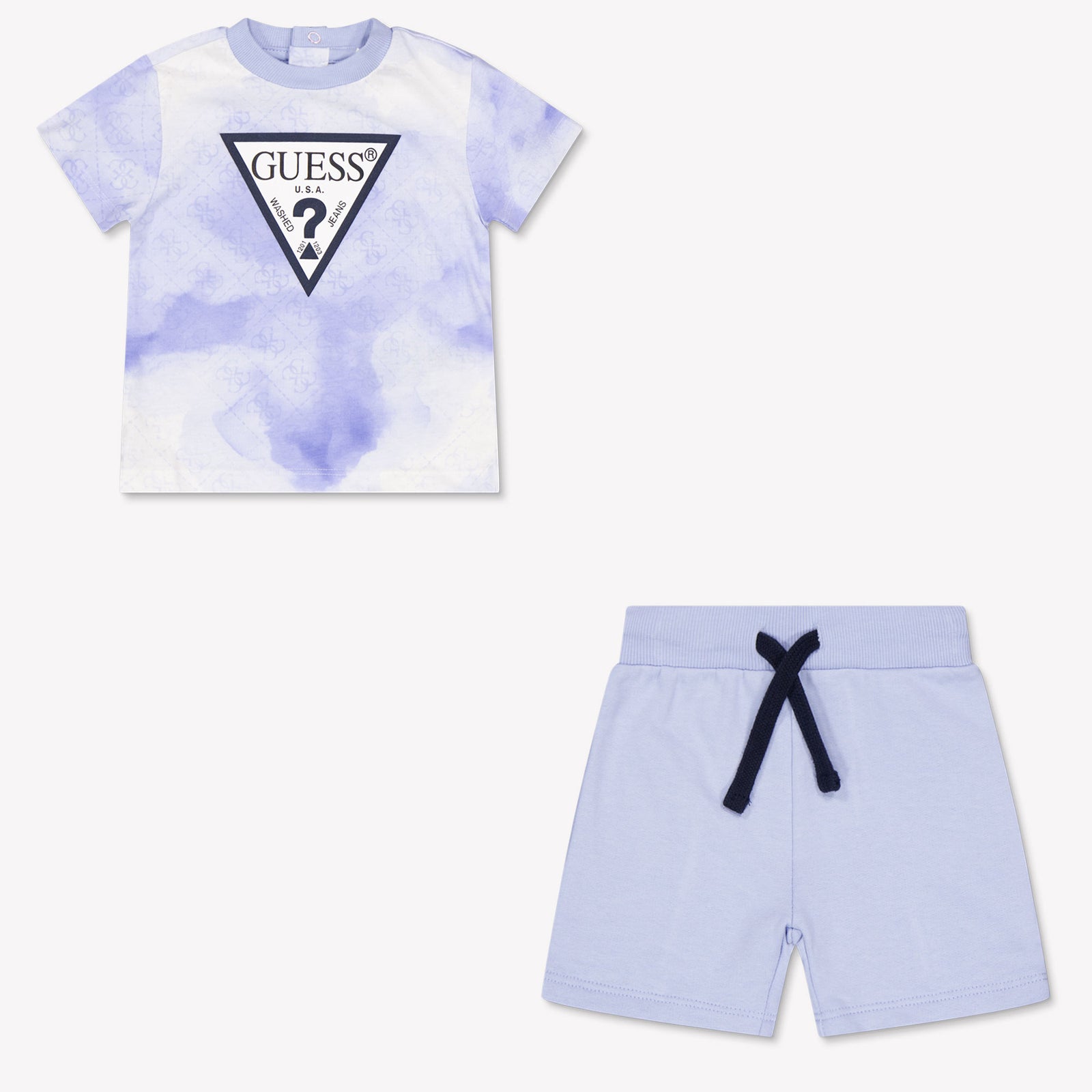 Guess Baby Boys Set In Light Blue