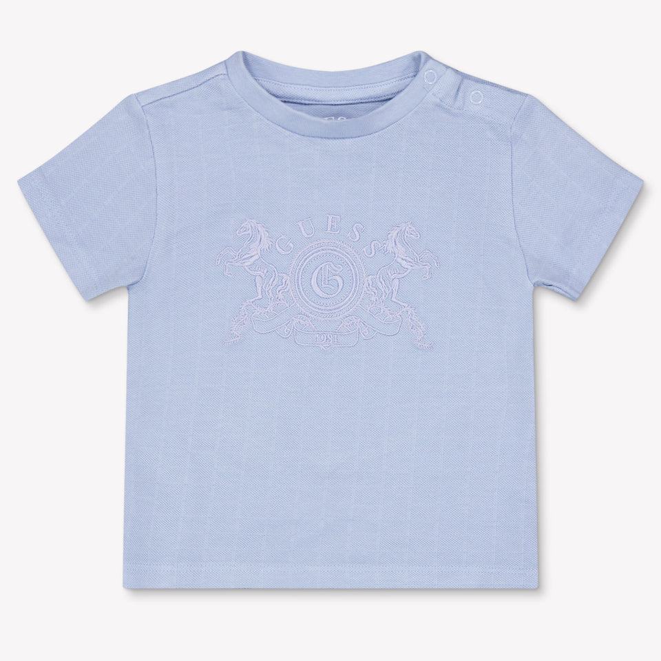 Guess Baby Boys Set In Light Blue
