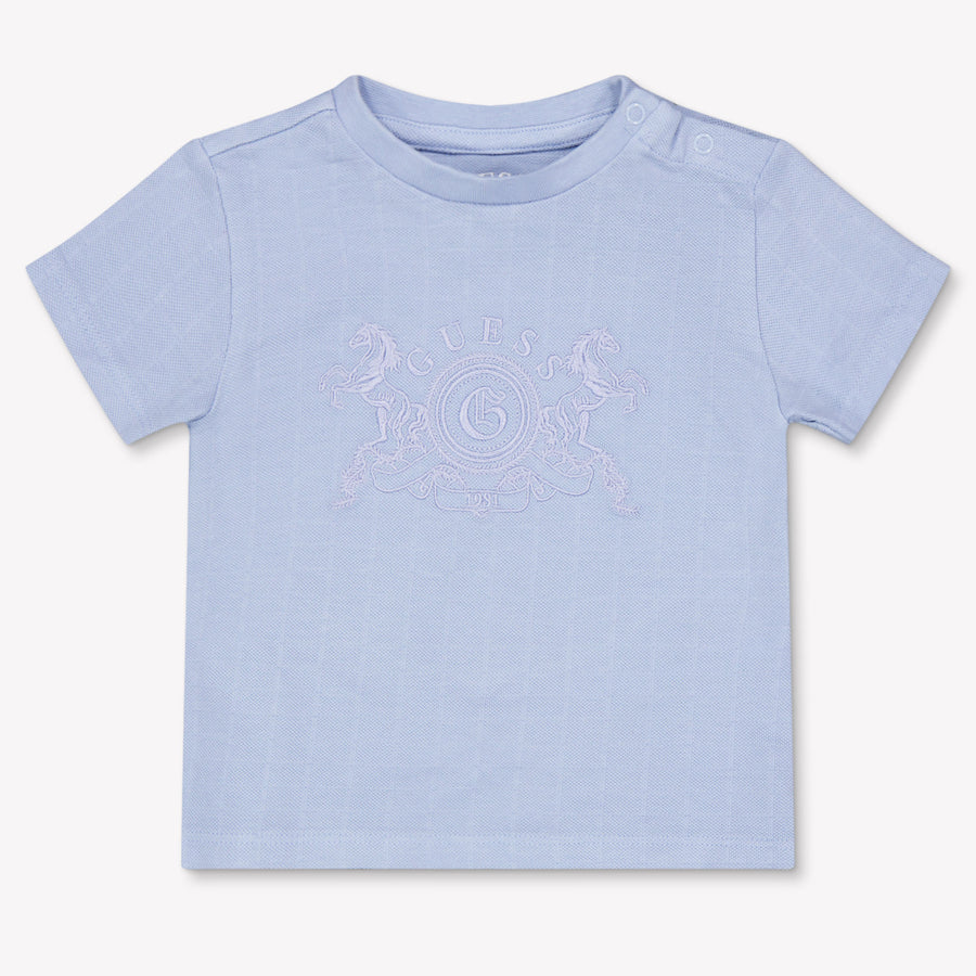 Guess Baby Boys Set In Light Blue