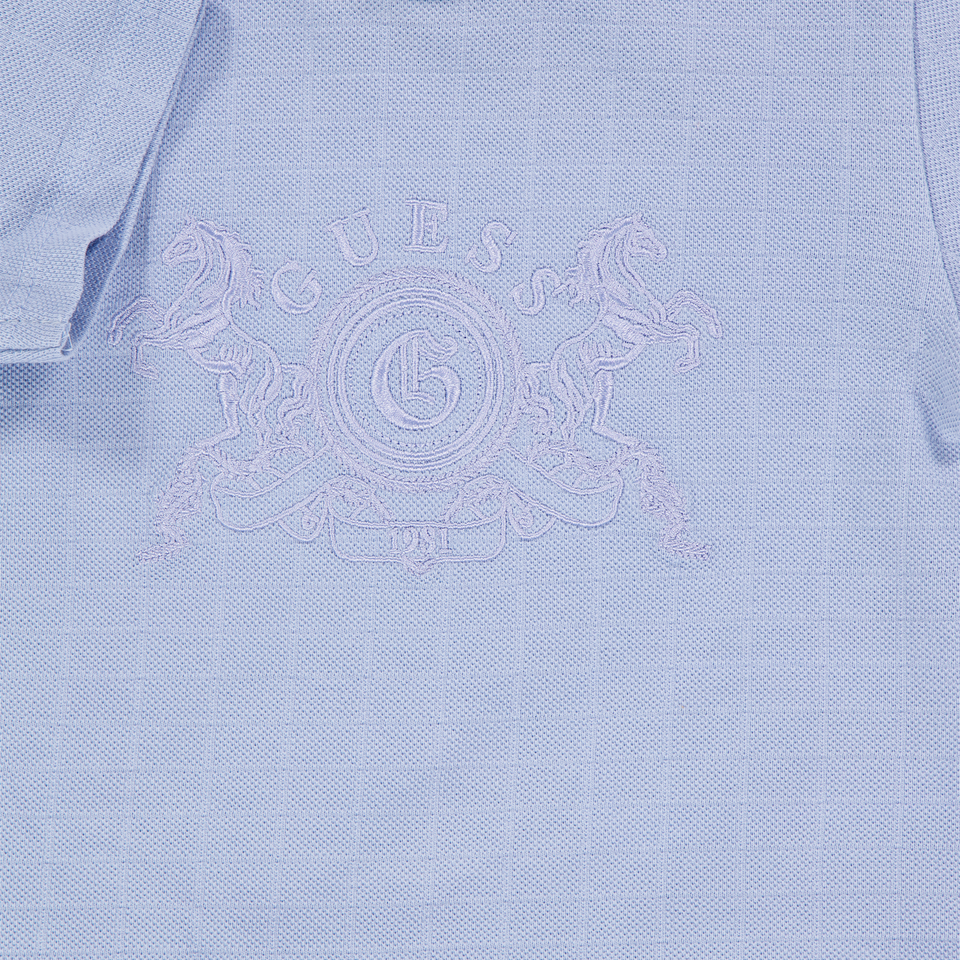 Guess Baby Boys Set In Light Blue