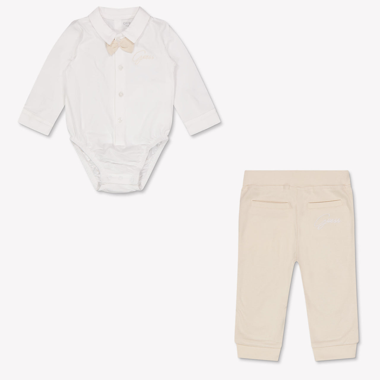 Guess Baby Jongens Setje In Wit