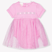 Guess Baby Girls Dress In Pink