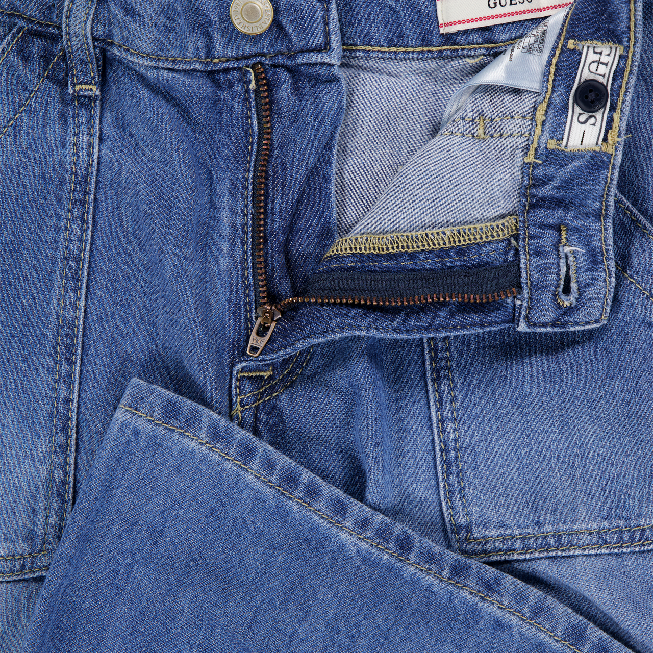 Guess Kids Girls Jeans In Blue