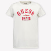 Guess Kids Girls T-Shirt In White