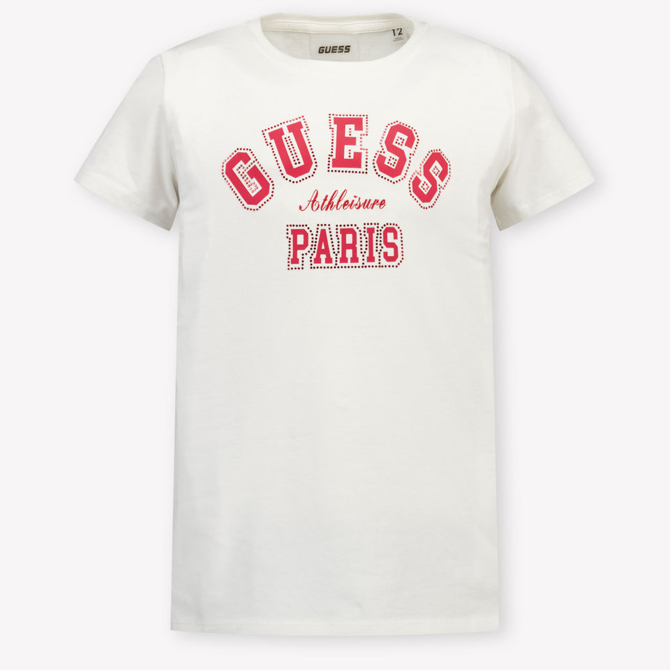 Guess Kids Girls T-Shirt In White