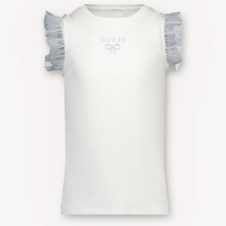 Guess Kinder Meisjes T-Shirt In Wit