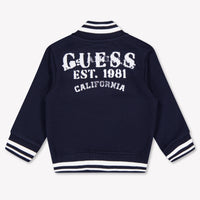 Guess Baby Boys Cardigan In Navy