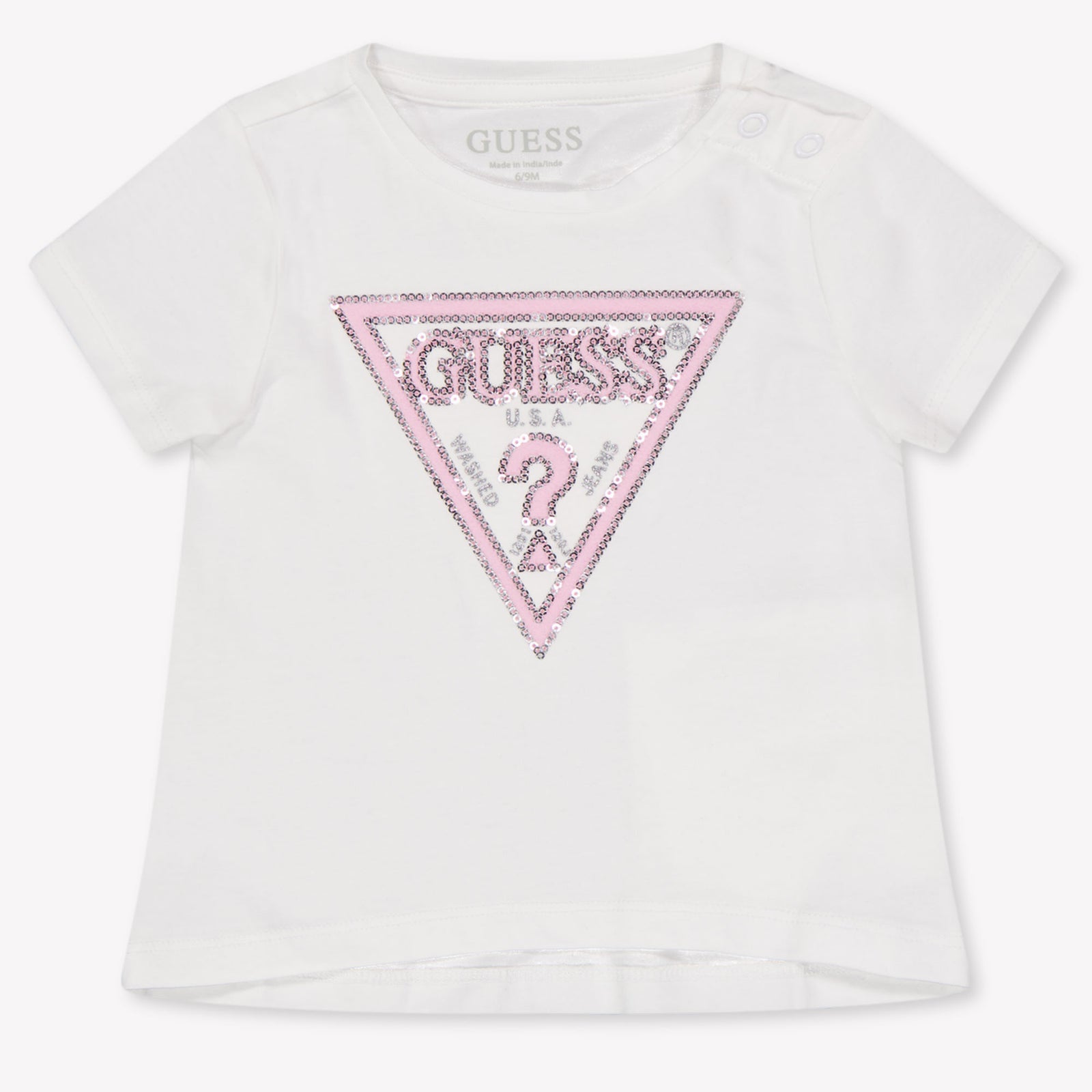 Guess Baby Meisjes T-Shirt In Wit