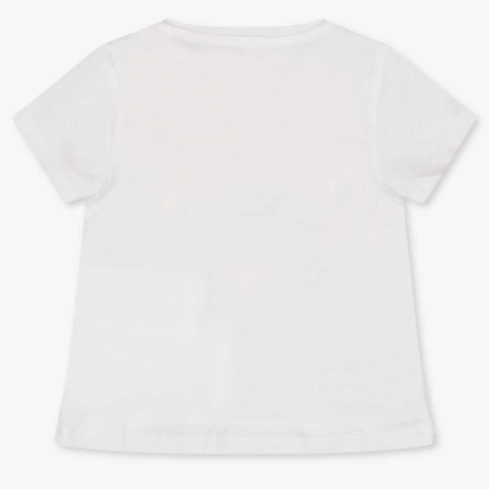 Guess Baby Meisjes T-Shirt In Wit