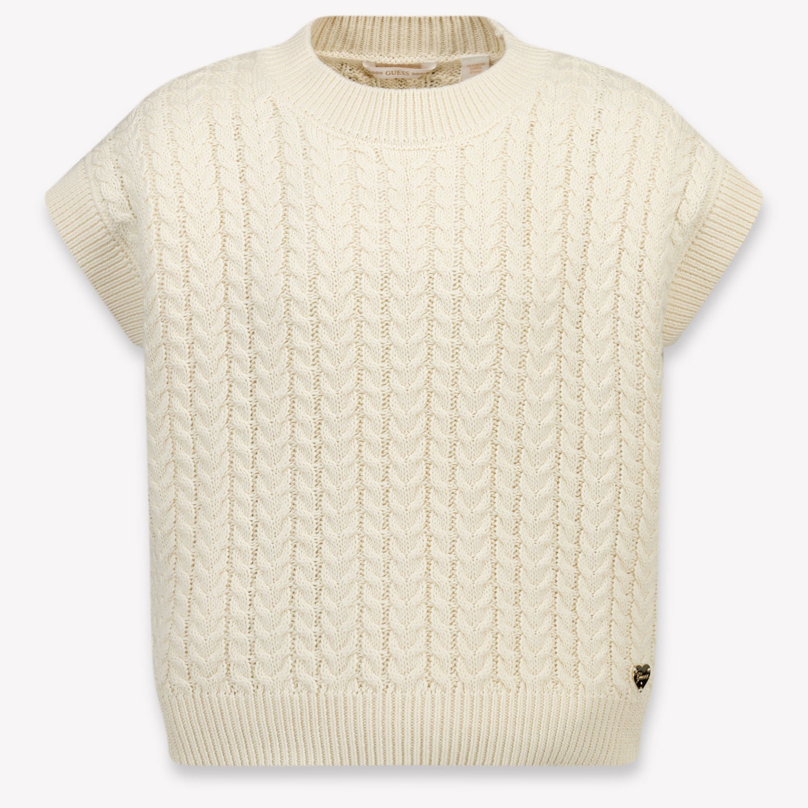 Guess Kids Girls T-Shirt In Beige