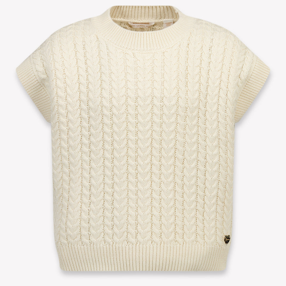 Guess Kinder Meisjes T-Shirt In Beige