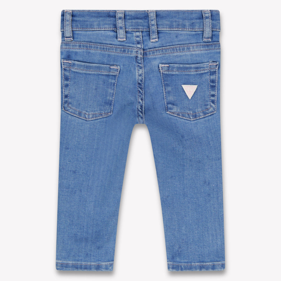 Guess Baby Girls Jeans In Blue