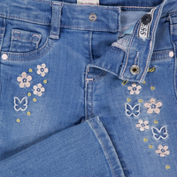 Guess Baby Girls Jeans In Blue