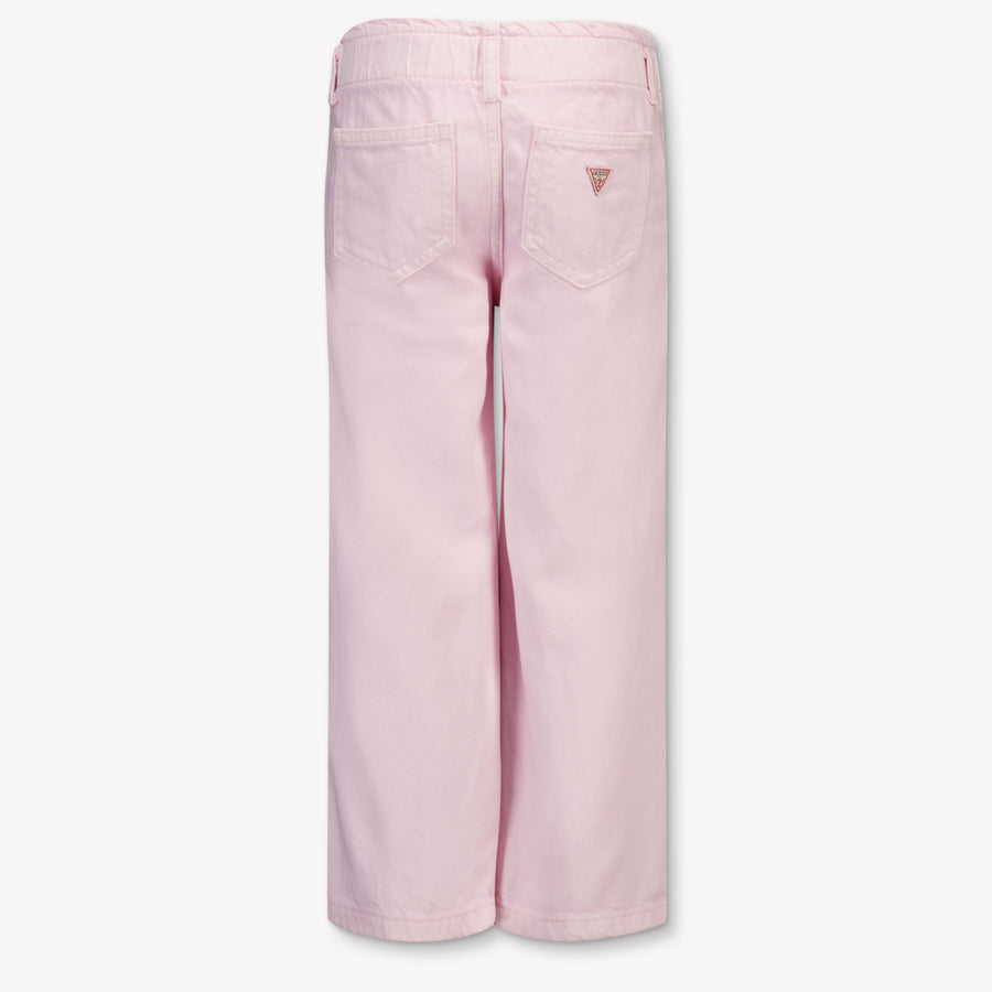 Guess Kids Girls Jeans In Light Pink