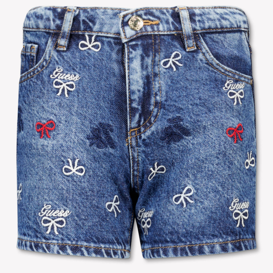 Guess Kinder Meisjes Shorts In Blauw