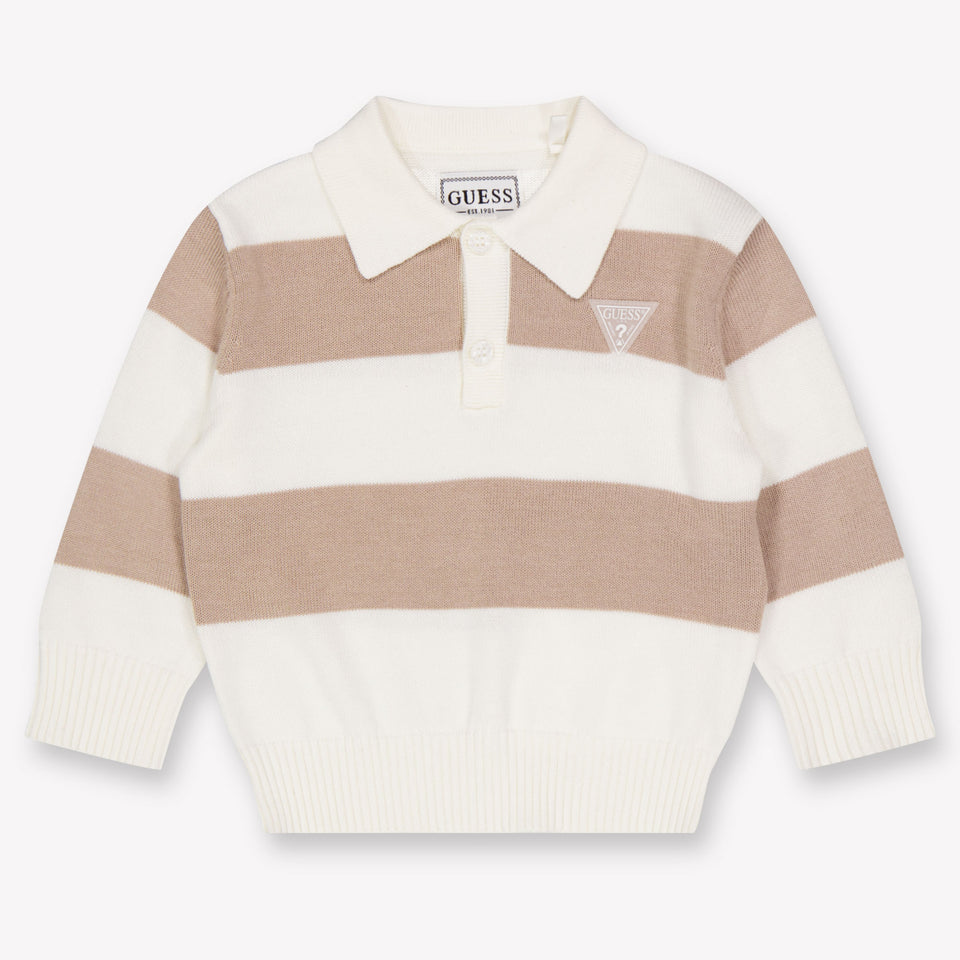 Guess Baby Boys Sweater In Beige