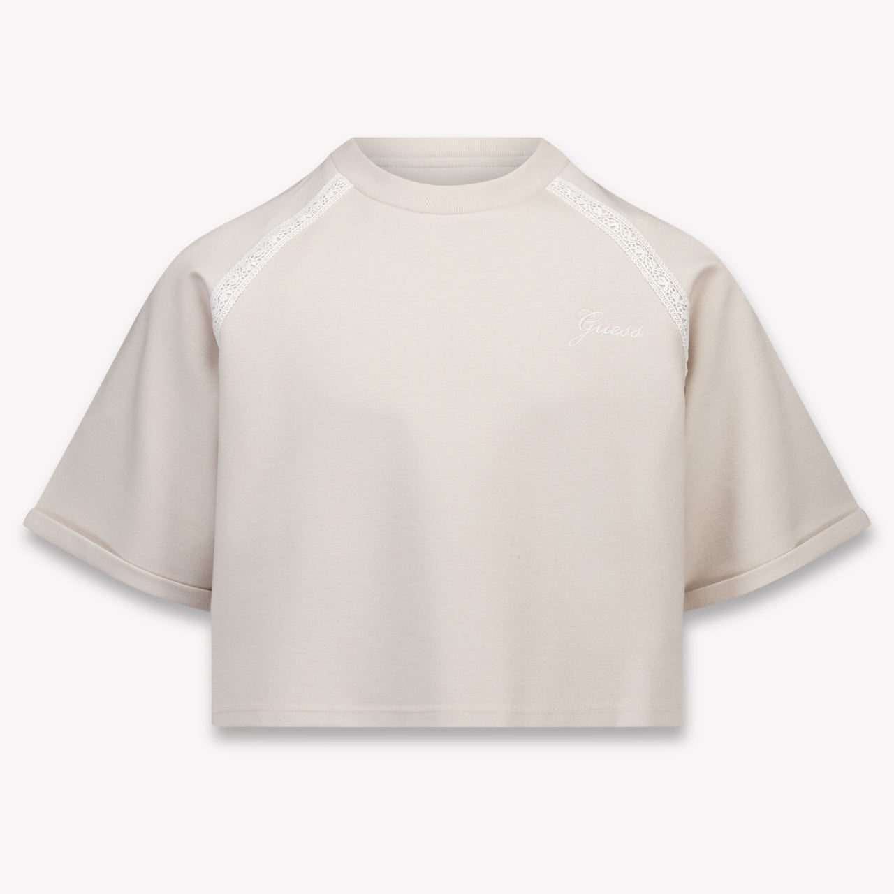 Guess Kids Girls T-Shirt In Light Beige