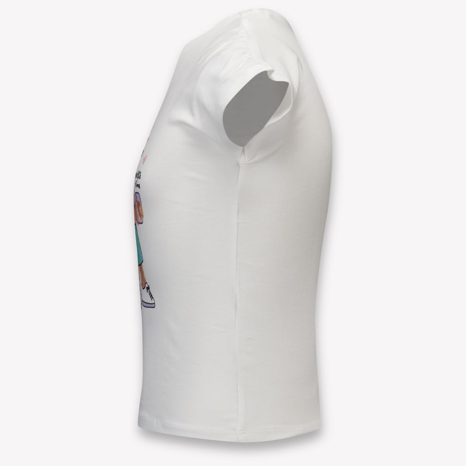 Guess Kinder Meisjes T-Shirt In Wit