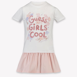 Guess Kids Girls Dress In White