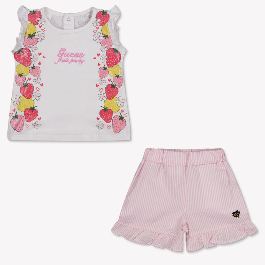Guess Baby Girls Set in White
