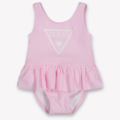 Guess Baby Girls Swimwear In Pink