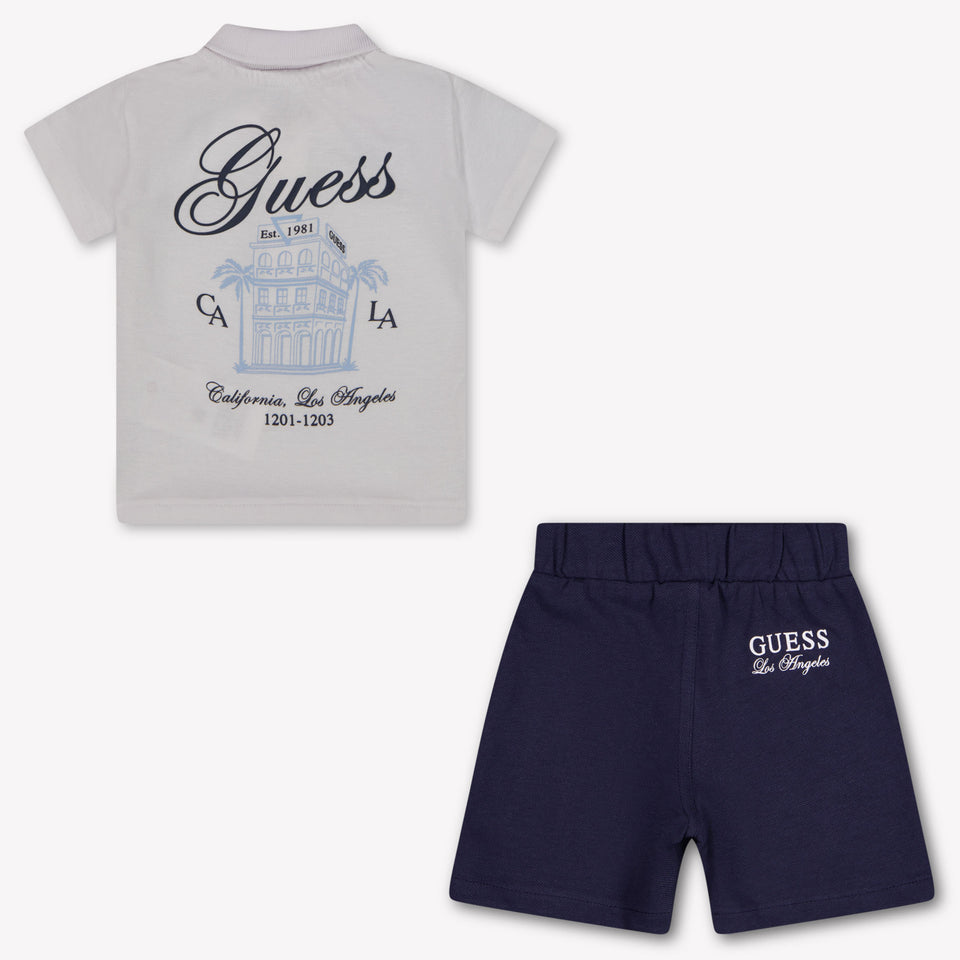 Guess Baby Jongens Setje In Wit