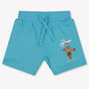 Guess Baby Boys Shorts In Turquoise