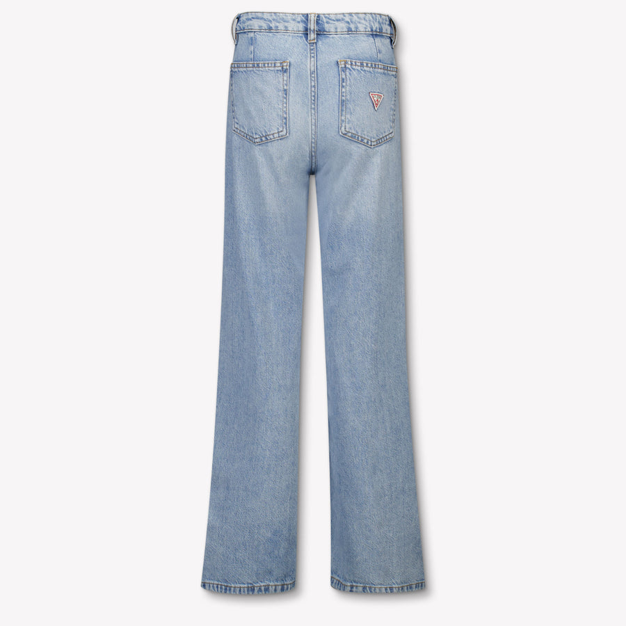 Guess Kids Girls Jeans In Light Blue