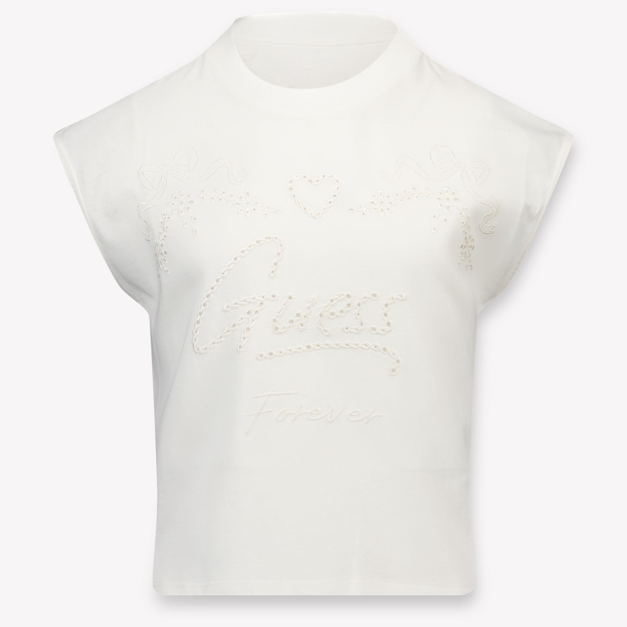 Guess Kinder Meisjes T-Shirt In Off White