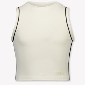 Guess Kids Girls T-Shirt In OffWhite