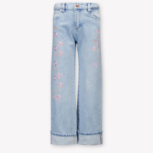 Guess Kids Girls Jeans In Light Blue