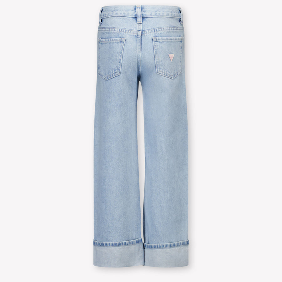 Guess Kids Girls Jeans In Light Blue