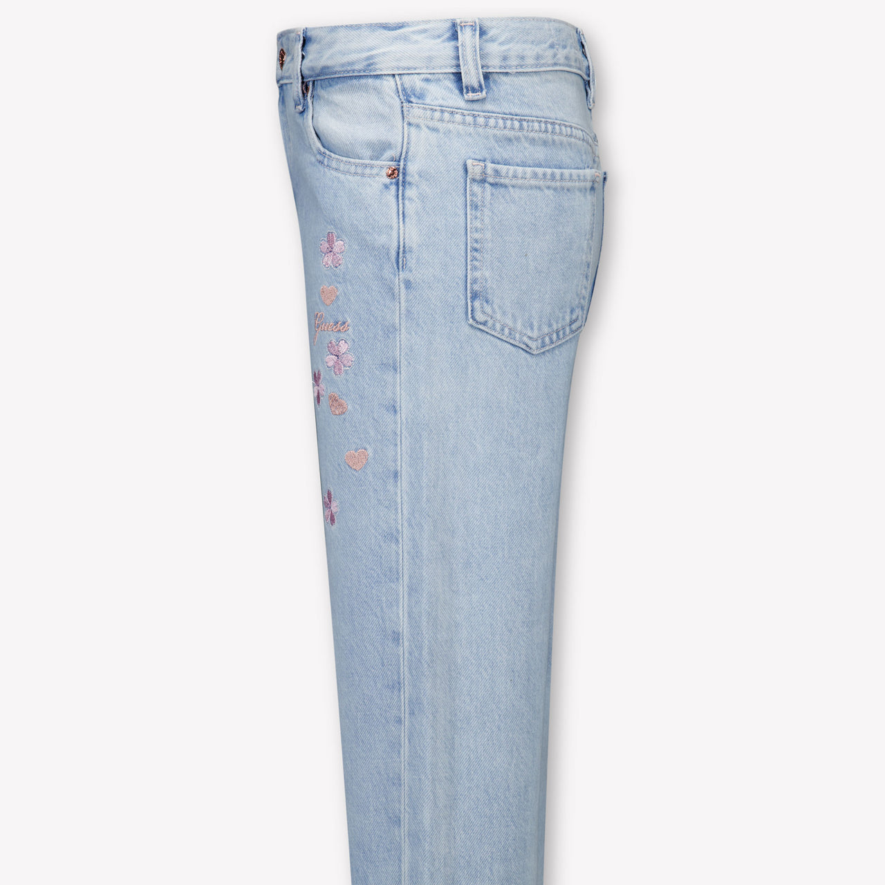 Guess Kids Girls Jeans In Light Blue