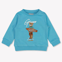 Guess Baby Boys Sweater In Turquoise