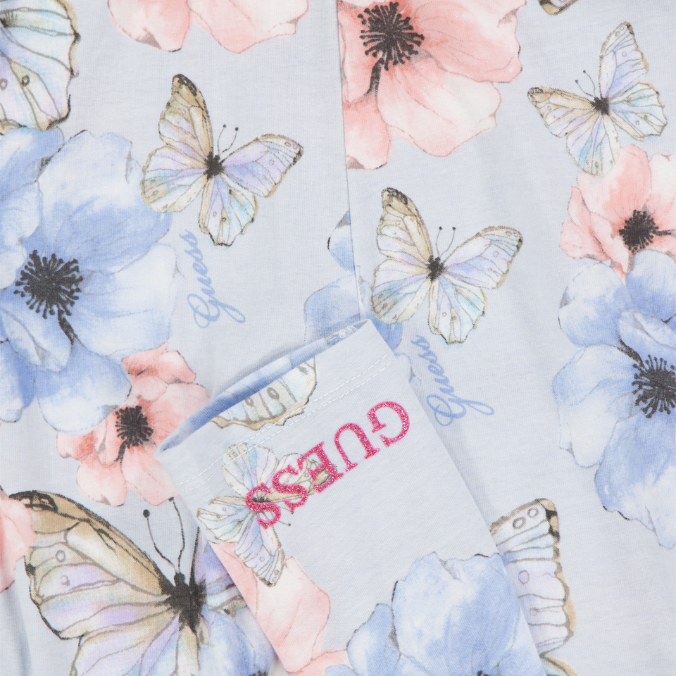 Guess Kinder Meisjes Legging In Licht Blauw