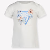 Guess Kids Girls T-Shirt In White