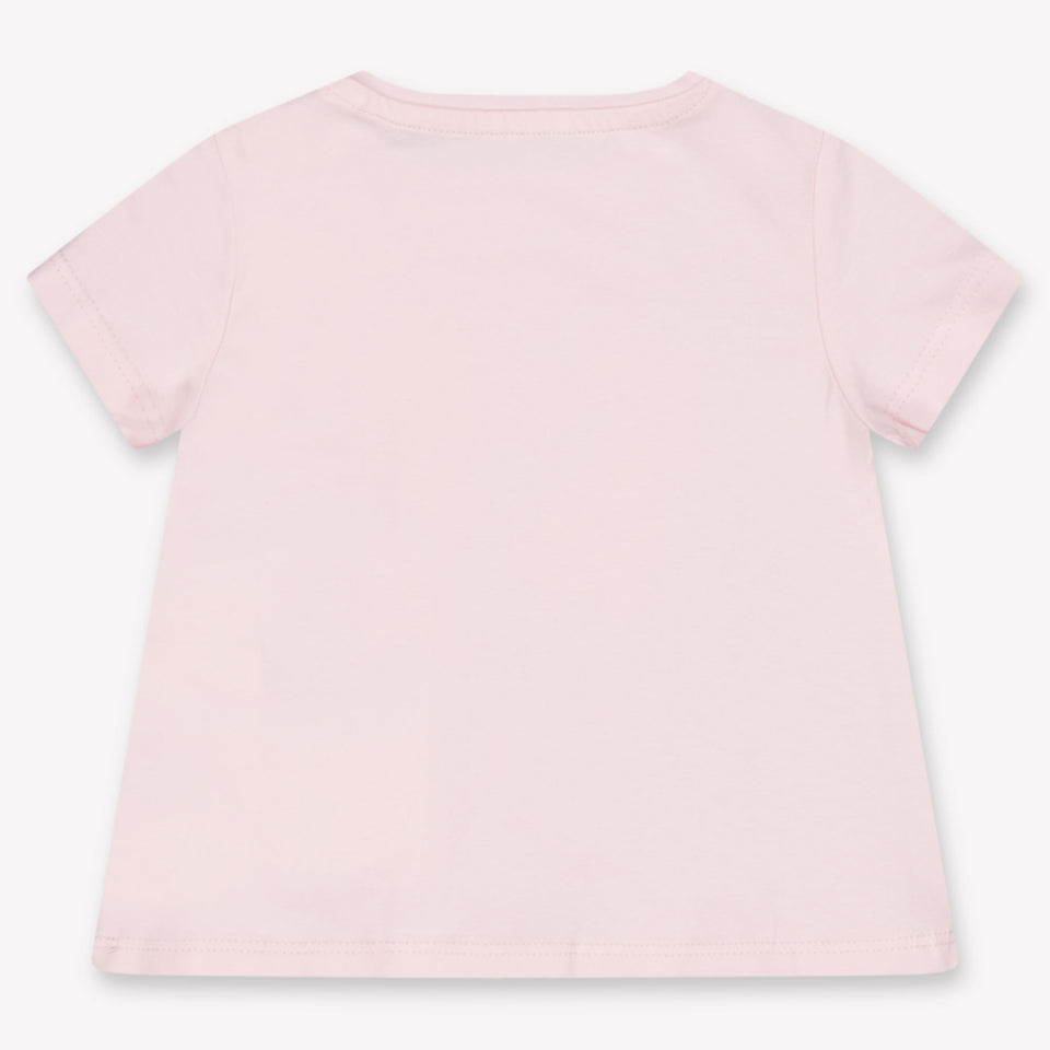 Guess Baby Girls T-Shirt In Light Pink