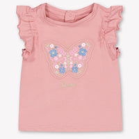 Guess Baby Girls T-Shirt In Old Pink