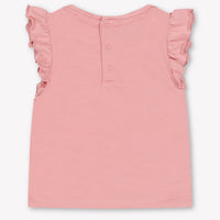 Guess Baby Girls T-Shirt In Old Pink