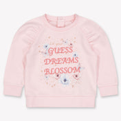 Guess Baby Girls Sweater In Light Pink