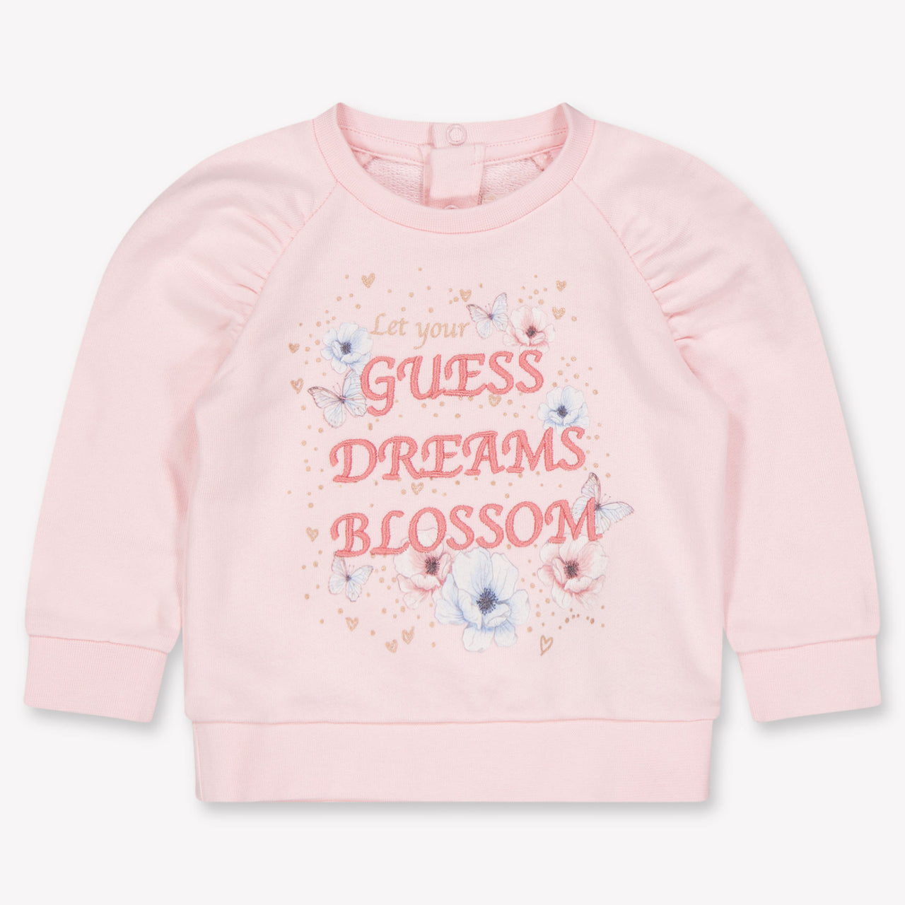Guess Baby Girls Sweater In Light Pink