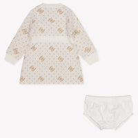 Guess Baby Meisjes Jurk In Off White