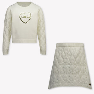 Guess Kinder Meisjes Setje In Off White