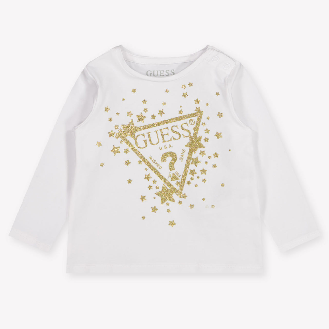 Guess Baby Meisjes T-Shirt In Wit