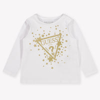 Guess Baby Meisjes T-Shirt In Wit