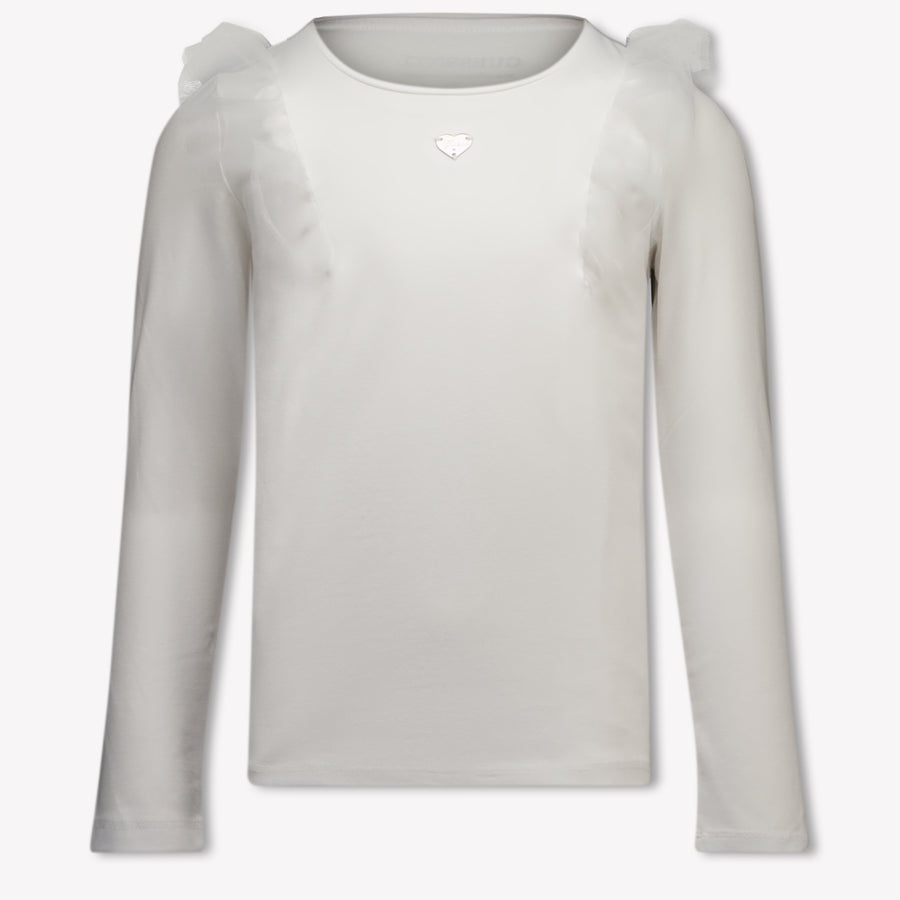 Guess Kinder Meisjes T-Shirt In Wit