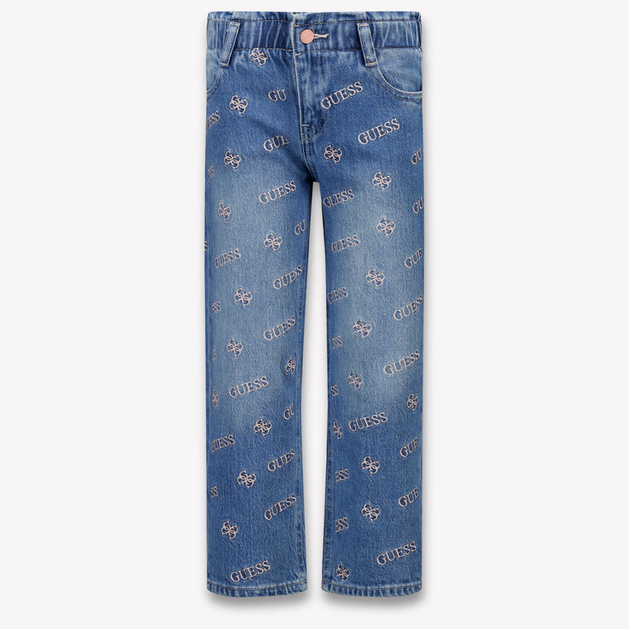 Guess Kids Girls Jeans In Blue