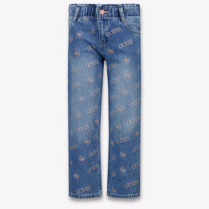 Guess Kids Girls Jeans In Blue